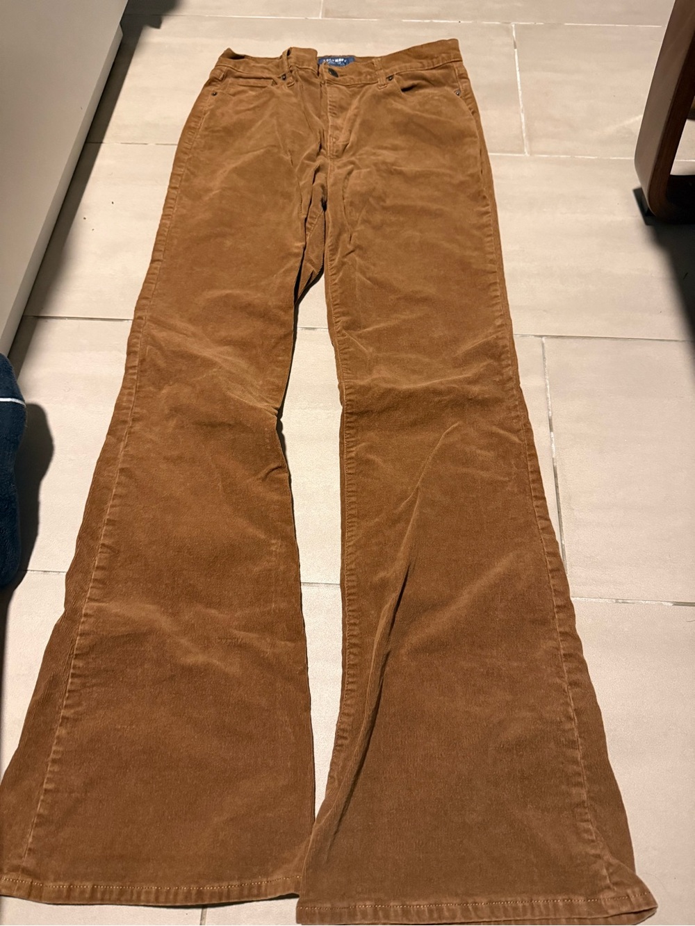 Old Navy Women's Corduroy Flare Pants - Rust Brown size 8